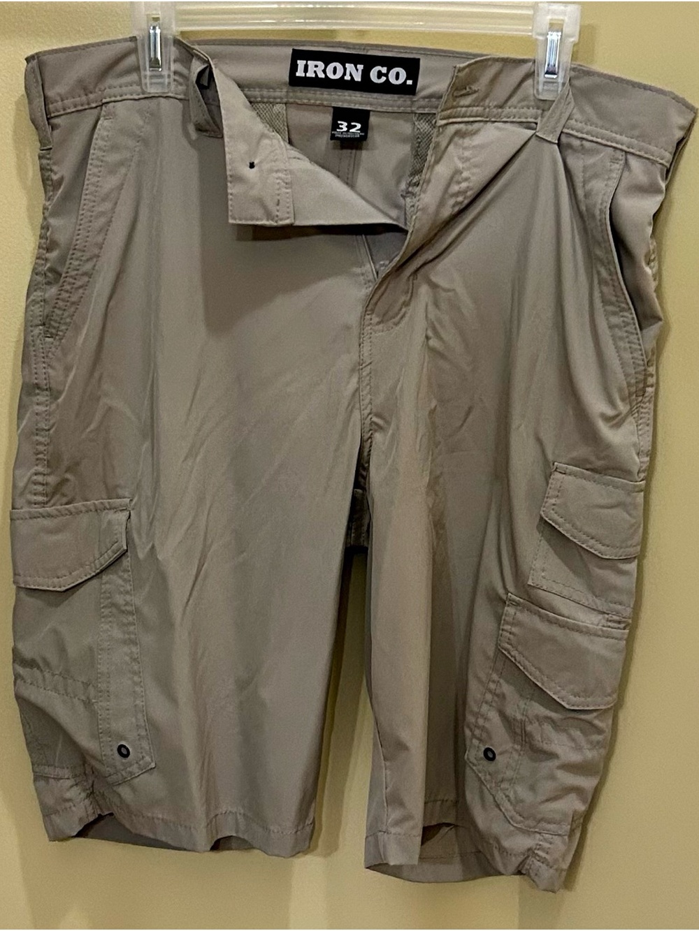 Iron Co. Men's Cargo Pants — Khaki/Tan